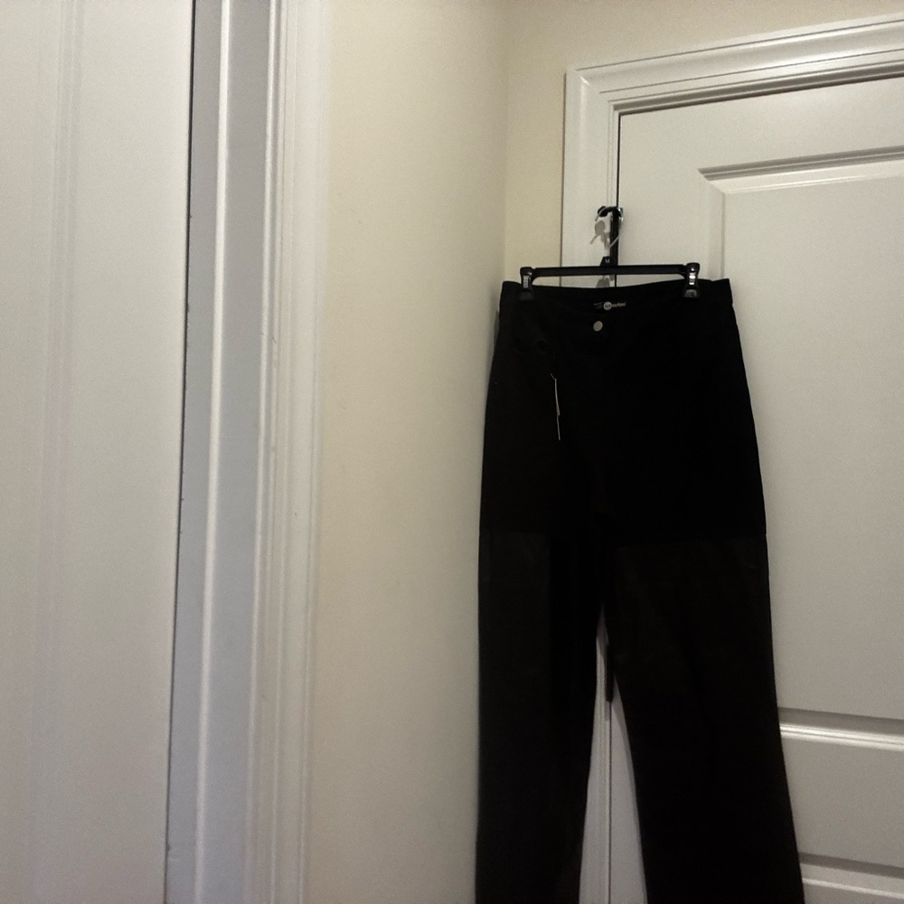 Black High-Waisted Pants